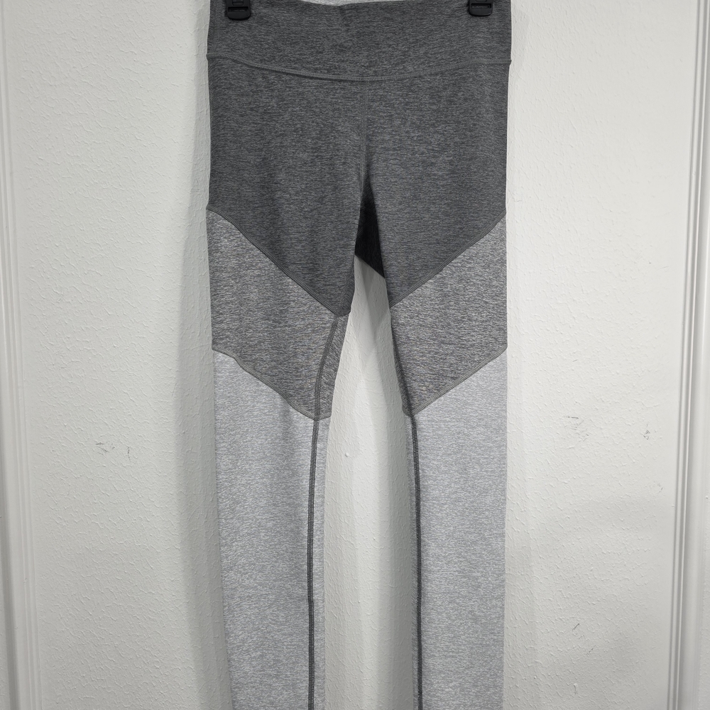 Outdoor Voices Gray Colorblock Leggings